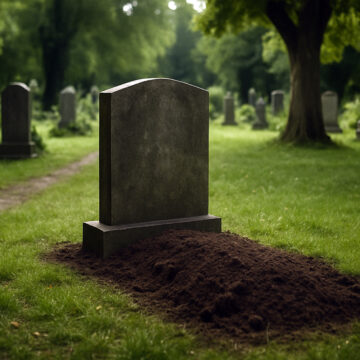 Grab, Friedhof