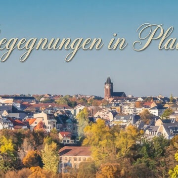 Begegnungen in Plauen Stadzpanorama von Plauen